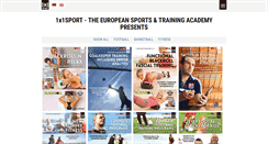 Desktop Screenshot of 1x1sport.com
