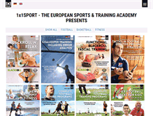 Tablet Screenshot of 1x1sport.com